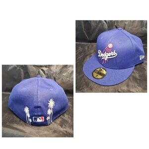 LOS ANGELES DODGERS MLB NEW ERA 59FIFTY FITTED HAT ASG PALM TREES Size 8